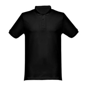 POLO M/CURTA P/ HOMEM PRETO MONACO